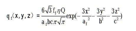 welding Heat source equation
