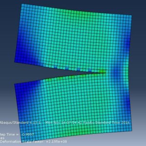 Crack simulation in Abaqus