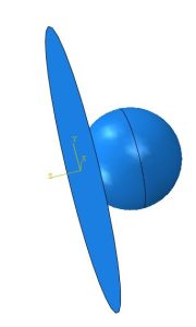 Impact Geometry in abaqus