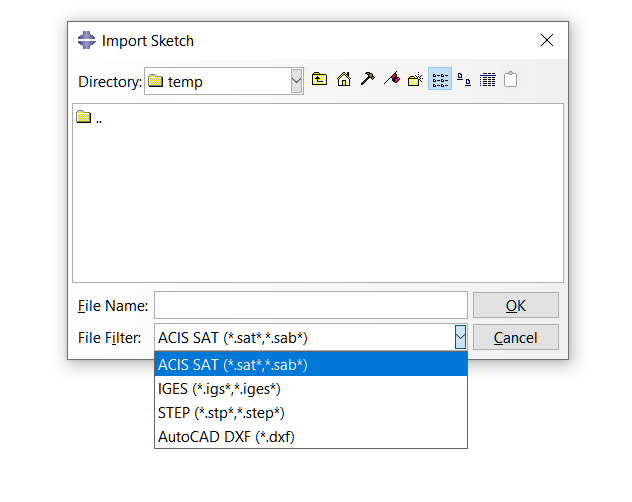 import CAD Sketch in Abaqus