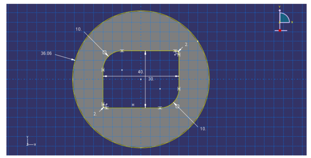 extrusion to create Aluminum part in abaqus for transient heat transfer analysis