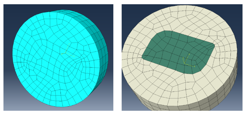 How to generate a finite element mesh for  analysis in ABAQUS: Seeding and meshing a 3D solid block with thermal elements.