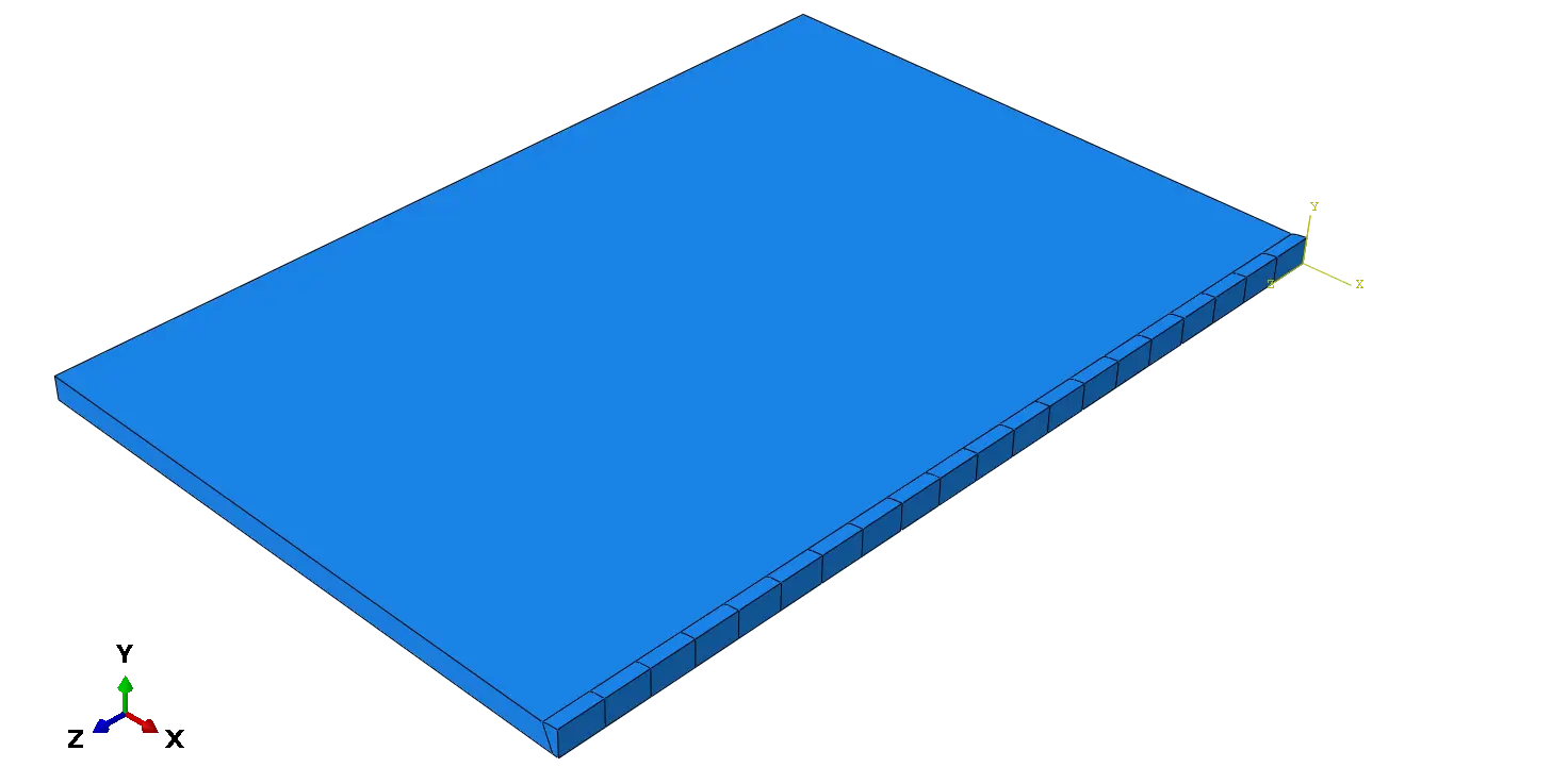 Abaqus Model Change for activating elements during welding simulation