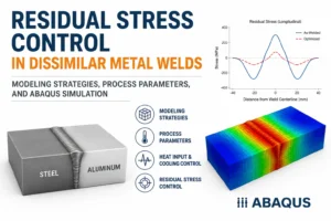 Residual stress control in dissimilar metal welds using Abaqus simulation